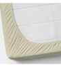 White Solid 144 TC Cotton King Fitted Bedsheet Bedsheet 2 Pillow Shades Collection