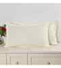 White Solid 144 TC Cotton King Fitted Bedsheet Bedsheet 2 Pillow Shades Collection