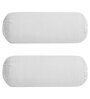White Solid 200 TC Blended Jacquard 2 Bolster Covers
