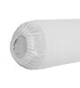 White Solid 200 TC Blended Jacquard 2 Bolster Covers