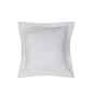 White Solid 300 TC Cotton 2 Pillow Case Euro Set