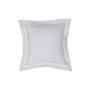 White Solid 300 TC Cotton 2 Pillow Case Euro Set