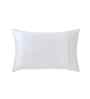 White Solid 300 TC Cotton 2 Pillow Cover Set