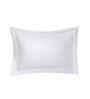 White Solid 300 TC Cotton 2 Pillow Cover Set