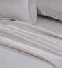 White Solid 300 TC Cotton King Size Bed Sheet with 2 Pillow Covers 24 Collection