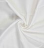 White Solid 300 TC Cotton King Size Fitted Bedsheet With 2 Pillow Covers