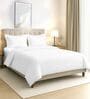 White Solid 400 TC Cotton Double Sized Duvet Cover