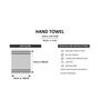 White Solid 550 GSM Cotton Towel Sets (Set of 8)