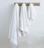 White Solid 700 GSM Cotton Towels (Set of 6)