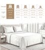 White Solid 800 TC Cotton Super King Sized Bedsheet with 4 Pillow Covers