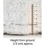 White Solid Cotton 24x24 Inches Max Absorbant Bath Mat