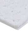 White Solid Cotton AntiSkid Bathmat
