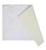 White Solid Cotton AntiSkid Bathmat