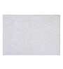 White Solid Cotton AntiSkid Bathmat