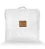 White Solid GSM 300 Pure Cotton King Size Bedcover With 2 Pillow Covers