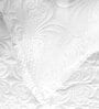 White Solid GSM 300 Pure Cotton King Size Bedcover With 2 Pillow Covers