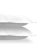 White Solid GSM 300 Pure Cotton King Size Bedcover With 2 Pillow Covers