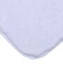 White Solid MicroFibre 14x10 Inches Antiskid Bath Mats