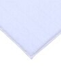 White Solid MicroFibre 15x10 Inches Antiskid Bath Mats