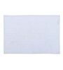 White Solid MicroFibre 15x10 Inches Antiskid Bath Mats