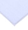White Solid MicroFibre 15x10 Inches Antiskid Bath Mats