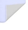 White Solid MicroFibre 15x10 Inches Antiskid Bath Mats