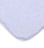 White Solid MicroFibre 15x10 Inches Antiskid Bath Mats