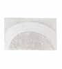 White Solid Polyester 24x16 Inches AntiSkid Bath Mat