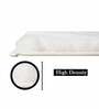White Solid Polyester 36x24 Inches AntiSkid Bath Mat