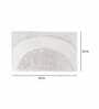 White Solid Polyester 36x24 Inches AntiSkid Bath Mat