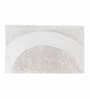 White Solid Polyester 36x24 Inches AntiSkid Bath Mat