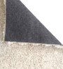 White Solid Polypropylene 3 ft x 5 ft Machine Made Carpet
