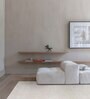 White Solid Polypropylene 4 ft x 6 ft Machine Made Carpet
