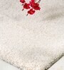 White Solid Polypropylene 4 ft x 6 ft Machine Made Carpet