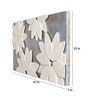 White Mango Wood Flower Wall Art