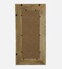 White Solid Wood Tile Mirror 4 Ft. Rectangular Wall Mirror