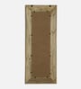 White Solid Wood Tile Mirror 5 Ft. Rectangular Wall Mirror