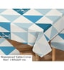 White Solids 7 Pcs PVC & Spandex Table Cover With 6 Chair Cover