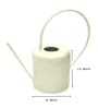 White Stainless Steel 2.5 Ltrs Multipurpose Long Spout Watering Can Gardening Tool