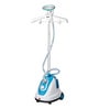 White Standing Garment Steamer with Adjustable Pole & Hanger