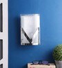 Bling White Metal Flush Mount Wall Light