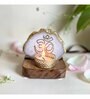 White Stone Figurine Tea light Holder