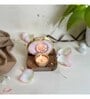 White Stone Figurine Tea light Holder