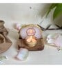 White Stone Figurine Tea light Holder