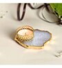 White Stone Tealight Holder