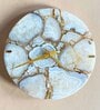 White Stone Wall Clock