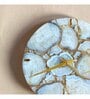 White Stone Wall Clock