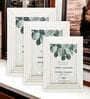 White Synthetic Wood (Set of 3) Photoframes