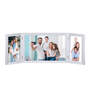 White Synthetic Wood Table Photo Frame