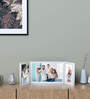 White Synthetic Wood Table Photo Frame